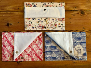 Persephone fabric envelopes
